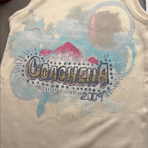 🌵 Vintage 2009 Coachella Ribbed Tank Top – Size S – Y2K Indie Sleaze Festival✨ - Picture 8 of 15